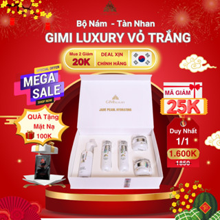  {Chính Hãng 100%} Bộ Mỹ Phẩm Kem Nám Tàn Nhan GiMi Luxury Hàn Quốc  Vỏ Trắng  