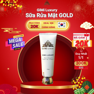  {Chính Hãng 100%} Sữa rửa mặt GiMi Luxury Gold Hàn Quốc  CLEANSER 100ml  giúp làm sạch da mặt 