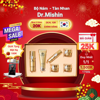 Bộ Mỹ Phẩm Cao Cấp Dr Mishin Hàn Quốc, 6 Sản Phẩm Ức Chế Nám, Tàn Nhang, Thâm,Trắng da ( 2024-2027)