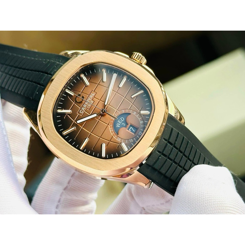 [Chính Hãng 100%] Đồng Hồ Nam Carnival  8113G (8113) Máy Cơ ( Automatic) Kính Sapphiare mặt Size 40 