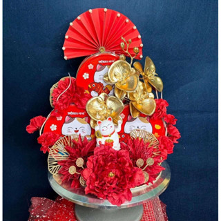 Sét Phụ Kiện VIP, Hoa Lan đồng trang trí Tết (tặng đế và keo)