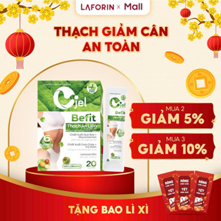 Thạch giảm cân Cjel Befit an toàn, giảm mỡ không gây mất nước hộp 20 gói x 15g
