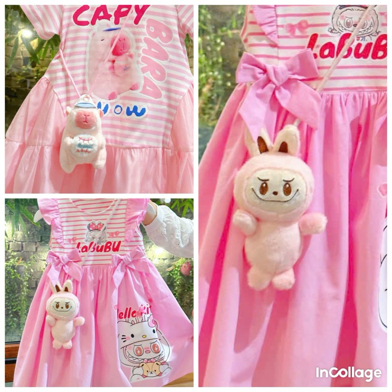 Túi gấu bông phụ kiện thời trang cho bé - Diệu Linh Shop Kids