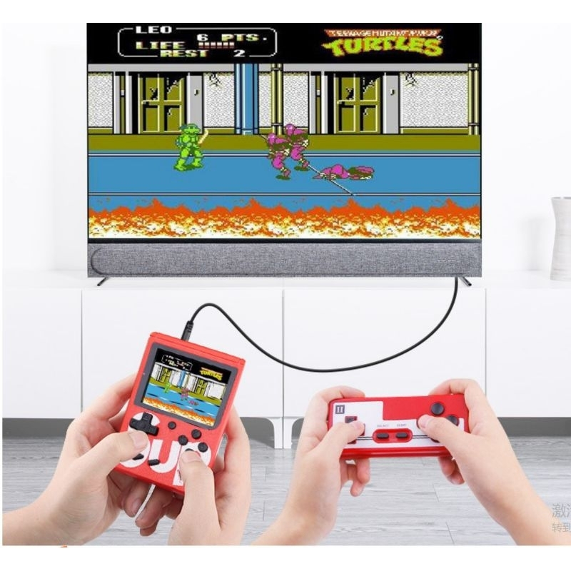 Máy Chơi Game Sup 400,Kèm Tay Cầm Dành Cho 2 Người , kết nối với TV  ,Nạp năng lượng theo chu kỳ