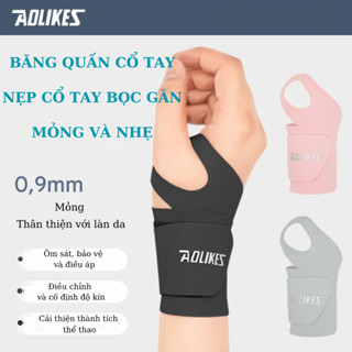 Băng quấn cổ tay AOLIKES mỏng nhẹ bảo vệ cổ tay khi chơi thể thao nẹp cố định cổ tay khi chấn thương