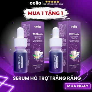  Serum Trắng Răng WHITEsmile CELIO Hỗ Trợ Cải Thiện Vết Ố Vàng Răng Sạch Mảng Bám Thơm Miệng 10ml 