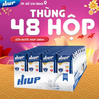 Sữa Nước Tăng Chiều Cao Hiup Thùng 48 Hộp Sữa Pha Sẵn Cho Trẻ từ 3 - 15 Tuổi
