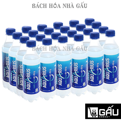 Nước Muối Bù Nước Thể Thao Aquarius Thùng 12/24 Chai x 390ml