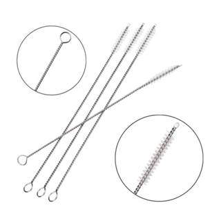 Cọ Rửa Ống Hút Bình Sữa Cho Bé Bằng Thép Không Gỉ, Uốn Cong Dễ Dàng