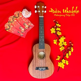 Ukulele Sao Mai Mahogany 23 Inch - Tinh Tế, Sang Trọng, Đầy Đủ Phụ Kiện Cho Người Mới Bắt Đầu