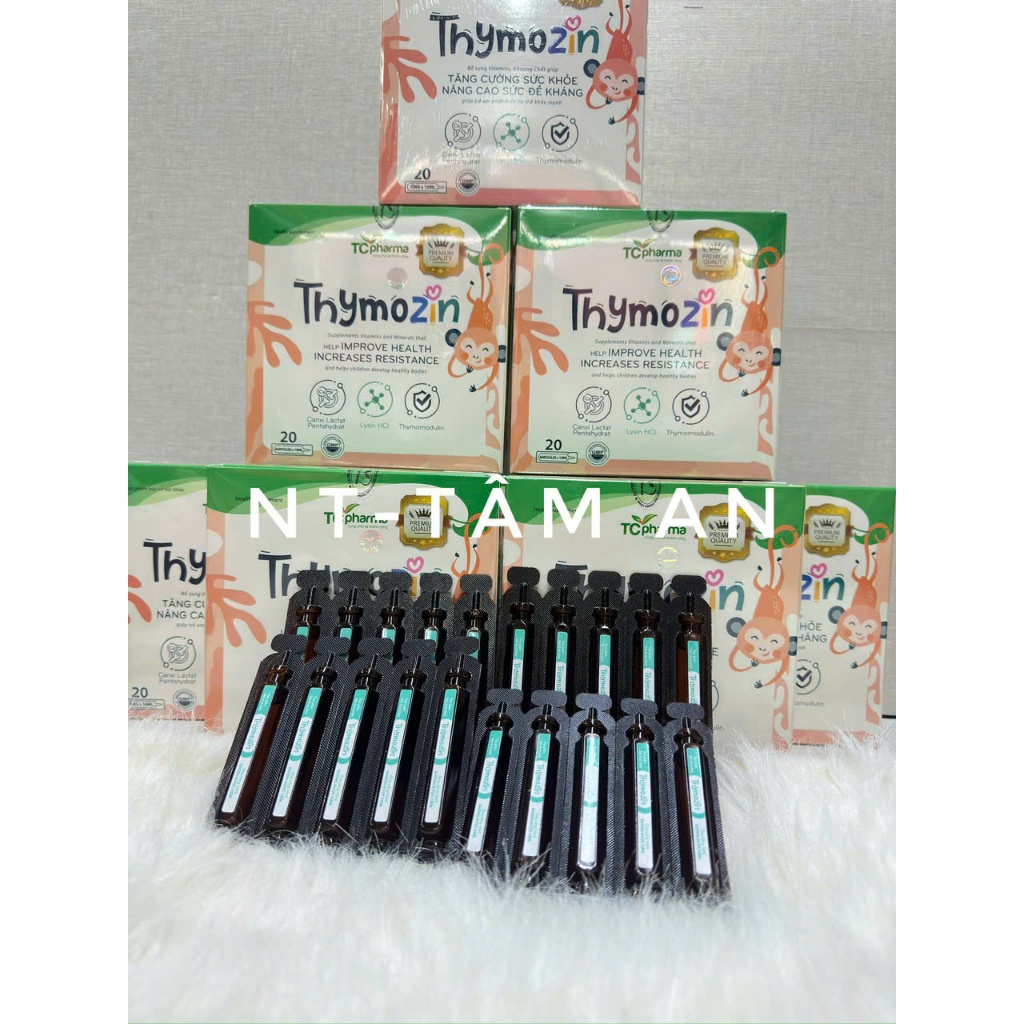 siro-thymozin - bổ sung vitamins,khoáng chất,tăng cường sức đề kháng _hộp 20 ống x10ml
