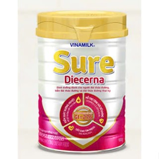  Sữa bột Vinamilk Sure Diecerna lon 400 và 900g  cho người bệnh tiểu đường  