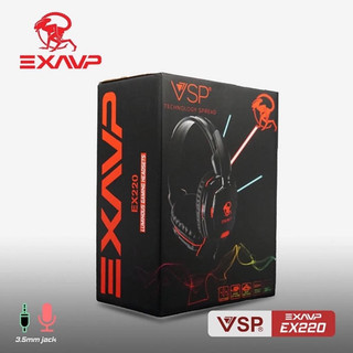 Tai nghe EXAVP EX220 LED Gaming, Dây dài 2,2 mét. Chính Hãng Bảo Hành 12 Tháng