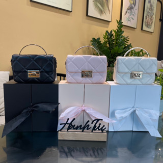 [FULLBOX] Túi Cn.K quai kiềng hộp nơ kèm charm tim và lắc tay