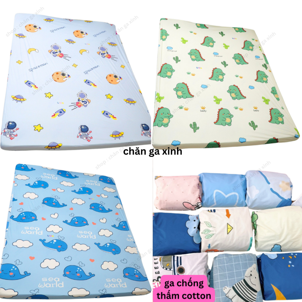 Ga chống thấm cotton nằm trực tiếp cao cấp loại 1 chống thấm tuyệt đối