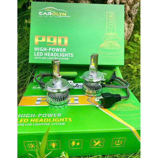  Đèn led ô tô P90 CAROLYN 3 màu 170w cặp 85w bóng phá mưa sương mù  Bảo hành chính hãng 2 năm  