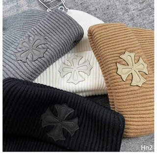 Mũ len chrome heart tag da