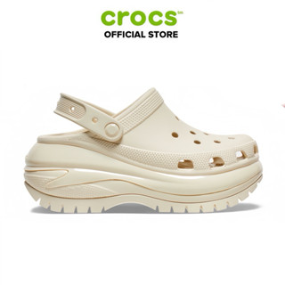 [CHÍNH HÃNG]GIÀY CLOG UNISEX CROCS MEGA CRUSH CLASSIC - BONE Giày Dép Dế Cao Regular price2