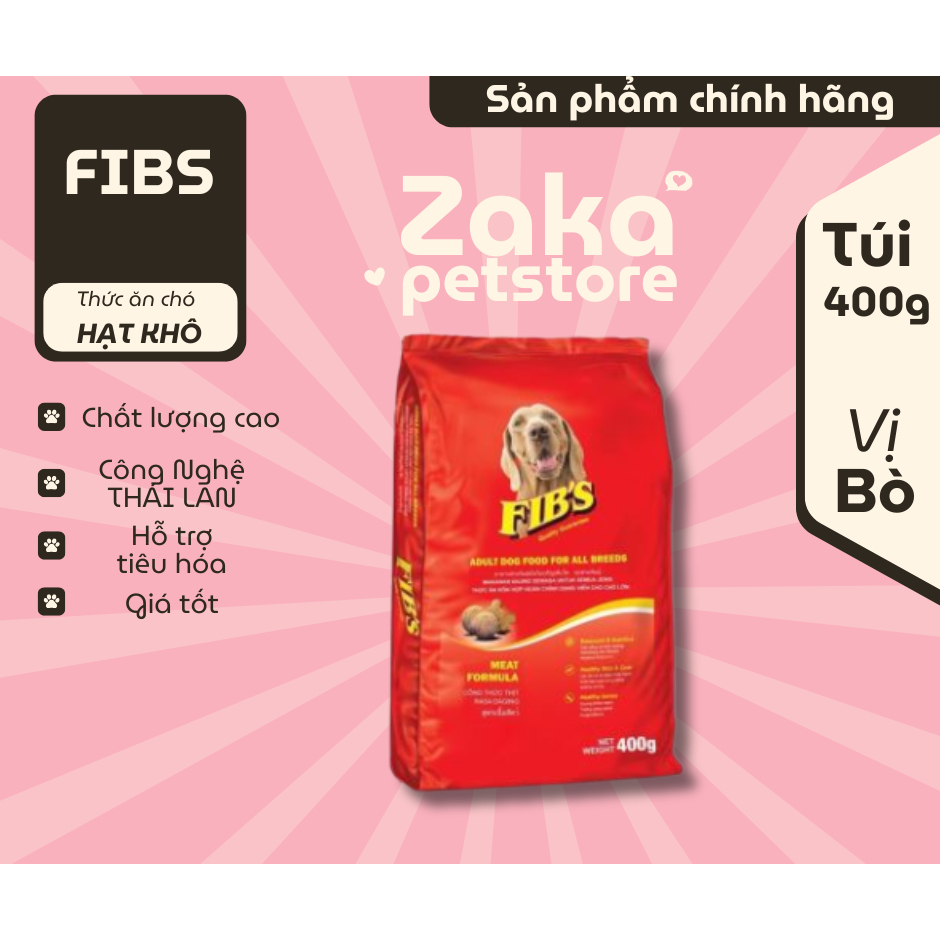 THỨC ĂN CHÓ FIB'S 400GR