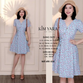 Váy nữ K30 mini women dress hoa nhí