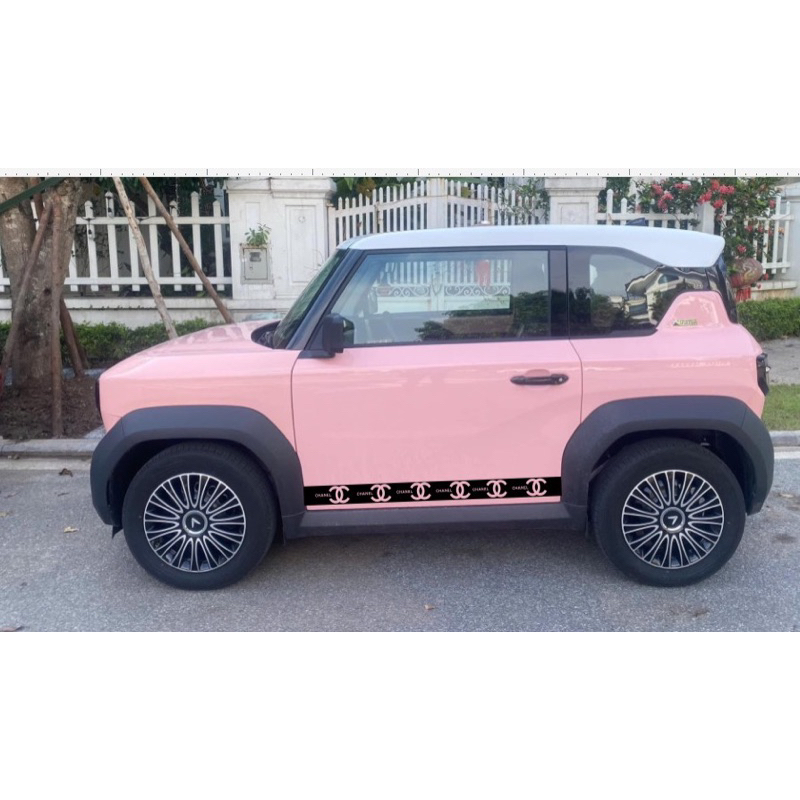 Tem 2 bên sườn Cực Chất, Hàng 3 Lớp Chất Lượng Cao ,Team Decal vf3 hồng