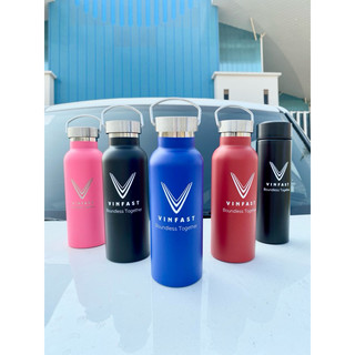 Bình giữ nhiệt Vinfast classic, bình thể thao, màu xanh blue, đen, đỏ, inox 304, 500 ml, Vinfast thermal bottle