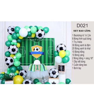 Set bóng sinh nhật chủ đề "Bóng Đá"