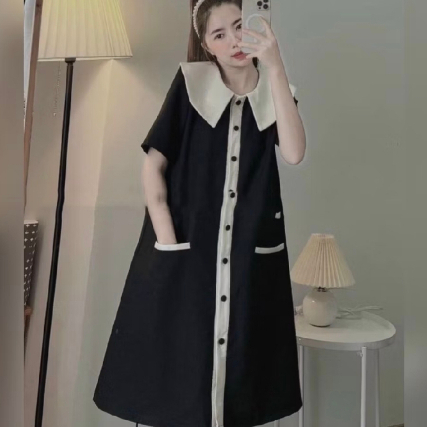 Váy bầu-váy suông thời trang