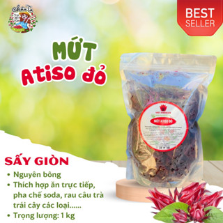 Sỉ mứt Atiso đỏ / mứt hoa hồng - mứt hibiscus giòn [1kg] ít ngọt siêu giòn - Hàng Việt Nam