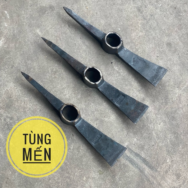 Cuốc Chim thép Công binh,bộ binh mini cuốc đất đá đồi núi