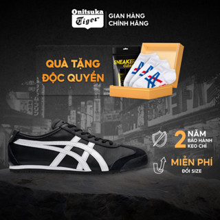Giày Onitsuka Tiger MEXICO 66 BLACK/WHITE Chính Hãng, Giày Sneakers Thể Thao Nam Nữ Full Box Bảo Hành 12 Tháng