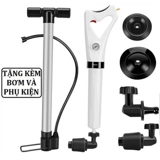 Súng Thông Tắc Bồn Cầu, Bồn Rửa Chén, Chậu Rửa Mặt, Thông Cống Thế Hệ Mới Áp Suất Nén Cực Lớn – Chính Hãng Gobos