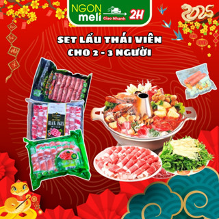 Set lẩu thái viên dành cho 2 đến 3 người NGON meli Ship Hỏa Tốc Hà Nội