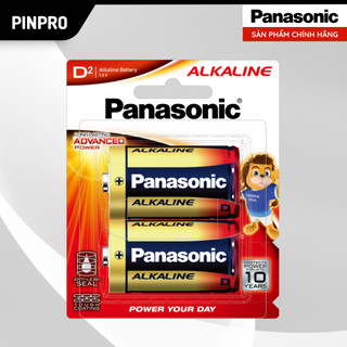 Pin Đại Alkaline ( Pin D ) Panasonic LR20T Vỉ 2 Viên - Hàng Chính Hãng