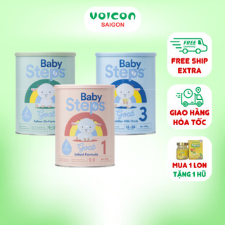  Sữa Dê Baby Steps Goat Milk số 1  2  3 – Sữa dê nguyên kem từ New Zealand 
