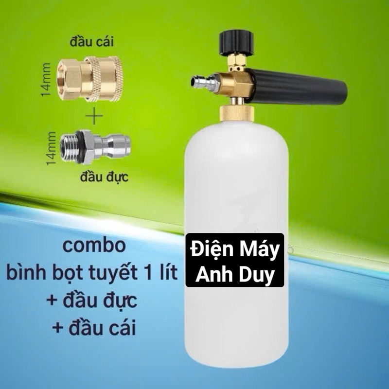 Bình Phun Tạo Bọt Tuyết 1L ( Dùng Cho Máy Rửa Xe )
