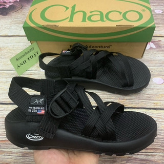 Dép chaco nam nữ đen mã D23
