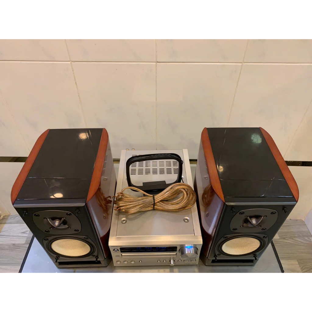 Dàn Âm Thanh Mini Onkyo CR-D2 Loa Onkyo 112Eltd nghe hay bày đẹp