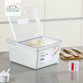 Thùng đựng gạo 12kg Inochi Sendai kháng khuẩn chống ẩm mối mọt và 5Kg Lock&Lock Rice&Grain HPL560 P3H Store