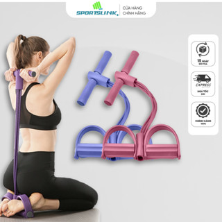 Dây tập bụng, dây kéo kháng lực tập cơ vai và ngực 4 ống, 6 ống Sportslink