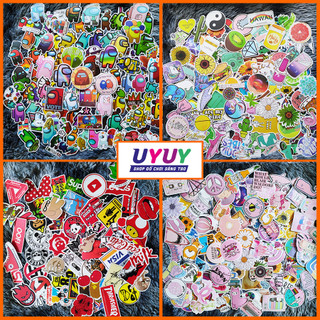 Combo 100 Miếng Sticker Giáng Sinh Siêu Dễ Thương