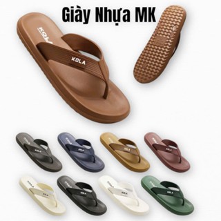 Dép xỏ ngón nam đúc ép siêu bền chất eva siêu nhẹ êm chân chống nước đi mưa đi biển - DL268