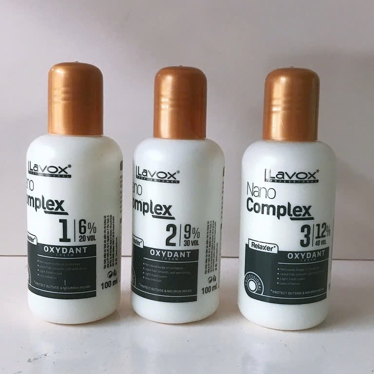 Oxy Nhí Trợ Nhuộm Siêu Dưỡng Lavox Nano Complex 100ml (6%, 9%, 12%)