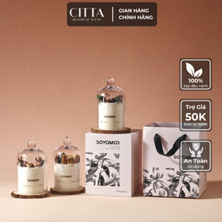 Hộp Quà Tặng Nến Thơm SOYAMOO Floral Forest Sáp Đậu Nành, Giúp Giảm Stress - CITTA Bloom Of Scent