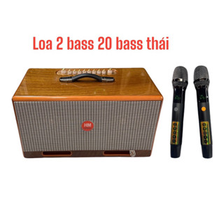 Loa kéo xách tay 2 bass 20 cao cấp (bass thái)