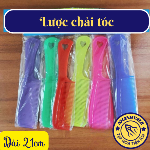 Lược chải tóc có tay cầm / 21 cm