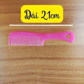 Lược chải tóc có tay cầm / 21 cm