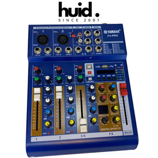 Bàn Trộn Âm Thanh Mixer F4 Pro Có Bluetooth Tích Hợp 16 Chế Độ Vang Số