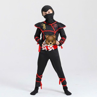 [HỎA TỐC] Bộ hóa trang Ninja cho bé trai bụng cơ bắp Trang phục Halloween trẻ em