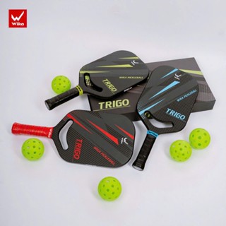 Vợt Pickleball nam nữ siêu nhẹ Carbon 3K Wika Trigo chính hãng nguyên hộp chuẩn thi đấu tập luyện